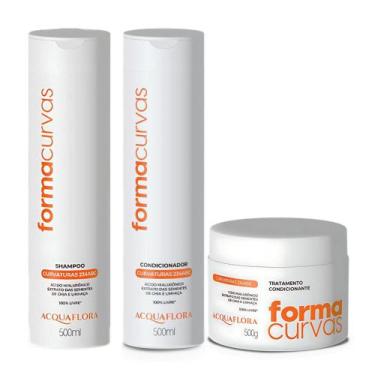 Imagem de Kit Acquaflora Forma Curvas Com 3 Tratamento Condicionante