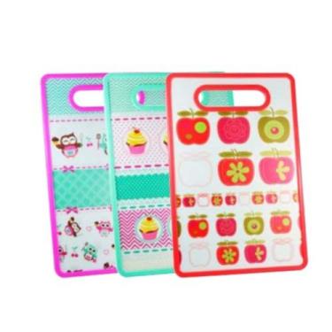 Imagem de Tabua de Corte Carnes Legumes Frutas Estampada 30cm x 20cm - ROCIE, MA