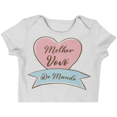 Imagem de Body do Bebê Melhor Vovó do Mundo dia das Mães Branca - Del France, PP