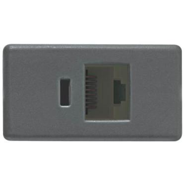 Imagem de Módulo para Tomada para Transmissão de Dados RJ45 cat. 6E Tramontina I
