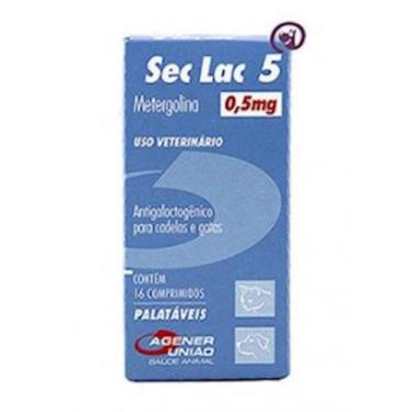 Imagem de Sec lac 5 (0,5mg) 16 comprimidos - agener - Agener união