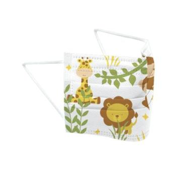 Imagem de Máscara Descartável Infantil Safari 10 unidades - Ajudy