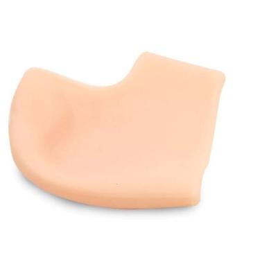 Imagem de Kit 2 Pares De Meias Silicone Proteção Calcanhar Tam. Único - OEM