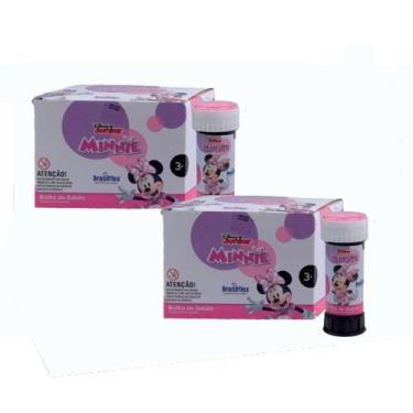 Imagem de Bolha De Sabão Minnie C/ 24 Unidades Festa Lembrancinha - Brasilflex