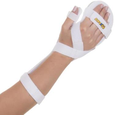 Imagem de Ortese Tala De PVC Para Punho, Mãos E Dedos Adulto Branco - Artipé, Ún
