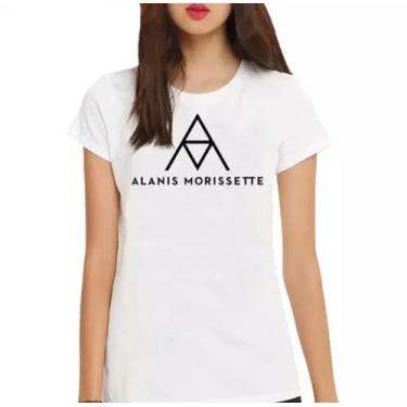Imagem de Camisa Feminina Alanis Morissete Camisa Baby Look 100% Algodão - SEMPR