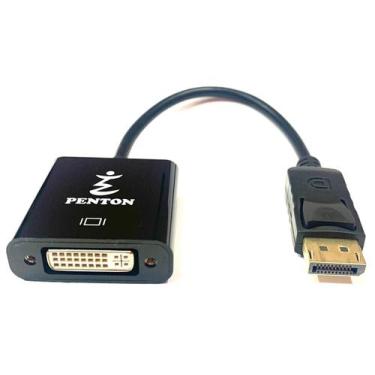 Imagem de Cabo Adaptador Conversor Displayport Para Dvi 1080p Nfe - PENTON