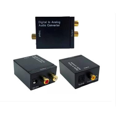 Imagem de Conversor Áudio Digital Óptico para Analógico Alta Qualidade