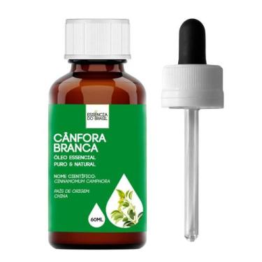 Imagem de Óleo Essencial Cânfora Branca 60ml - Puro E Natural - Essência do Bras