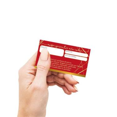 Imagem de Cartão Certificado de Garantia - Bijouteria - Jóias - 100  unidades - 
