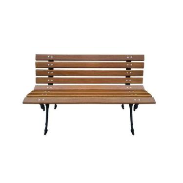 Imagem de Banco de jardim tamanduá estilo praça 100cm - 8 réguas - Madeira Stok