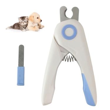 Imagem de Cortador de Unha Pet Cachorro Gato Cao Lanterna Luz Led Lixa de Unha Animal de Estimaçao Seguro Eficiente