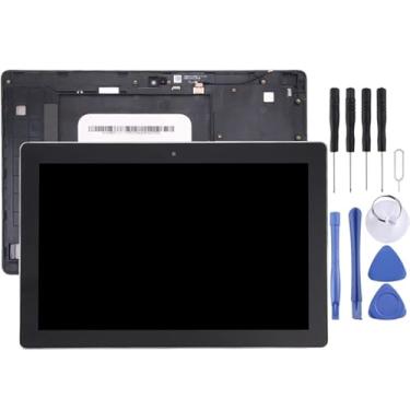 Imagem de tela Tela LCD OEM para for ASUS Zenpad 10 Z300C / Z300CG P023, Digitalizador de versão do cabo flexível verde flexão completo com quadro substituição da tela
