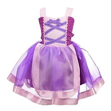 Imagem de Dressy Daisy Fantasia de princesa, fantasia de aniversário, Halloween, festa de Natal, vestido de organza para bebês meninas tamanho 12-18 meses 221