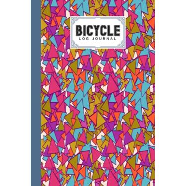 Imagem de Bicycle Log Journal: Cycling Logbook Triangle Cover, Bike Riding, Bicycle Lovers, Log Book to keep track of daily Biking Training | 120 Pages, Size 6" x 9" | by Monica Pietrobon-Victoria
