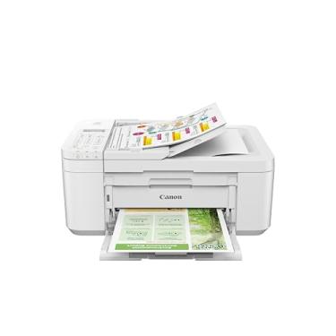Imagem de Canon Impressora sem fio PIXMA TR4720 All-in-One para uso doméstico, com alimentador automático de documentos, impressão móvel e fax integrado, branca