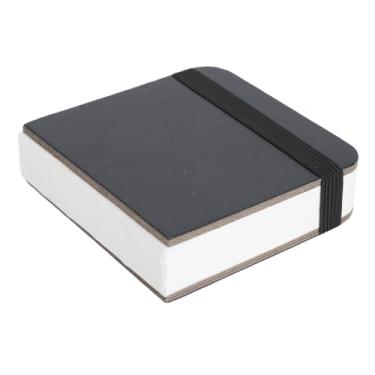 Imagem de Caderno de Aquarela Portátil Pequeno Diário de Aquarela 300GSM Caderno de Aquarela de Papel Branco para Esboçar Pintura Rabiscar Escrever Em Movimento (Preto)