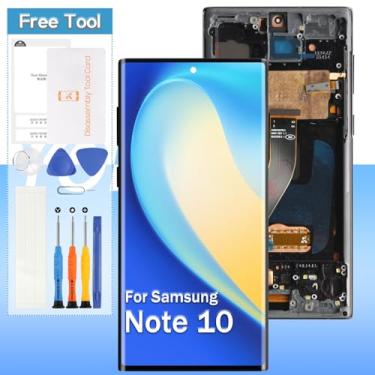 Imagem de (OLED) Substituição de tela para Samsung Galaxy Note 10 SM-N970F SM-N970U SM-N9700 16.0 cm LCD Display Touch Digitalizador Montagem com Ferramentas (Preto com Moldura)