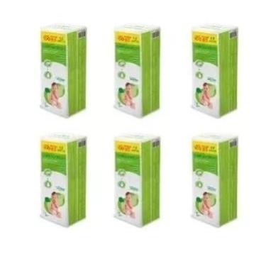 Imagem de Kit Algodão Quadrado Hipoalergênico para Bebês (6 Pcts - 600 unidades)