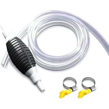 Imagem de Bomba de água Com Sucção Líquida Multifuncional, Bomba de óleo, Bomba de Sifão de Transferência de Combustível Líquido para Gasolina Com Mangueira de Sifão de 2m, Bomba de óleo