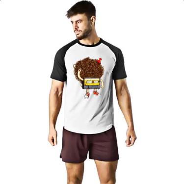 Imagem de Camiseta Raglan Fita K7 Black Power - Alearts, GG