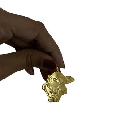 Imagem de Pingente Boi Laminado - Banhado A Ouro 18K