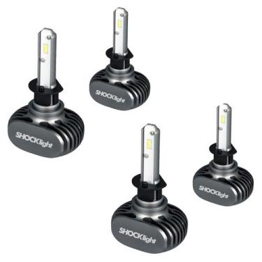 Imagem de Kit Lâmpadas Ultra Led Titanium Encaixe H1 +  Ultra LED Titanium H8 60