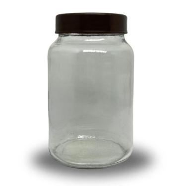Imagem de Pote 600 ml de vidro com tampa de plastico - Emporio dos Freitas, Marr