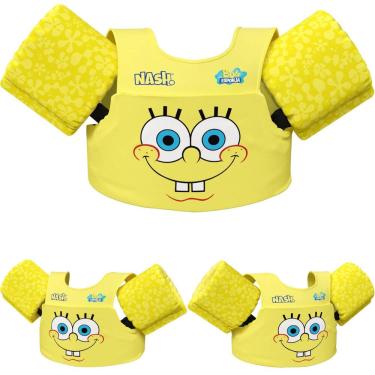 Imagem de Boia Infantil Bob Esponja com Colete Salva Vidas Nash