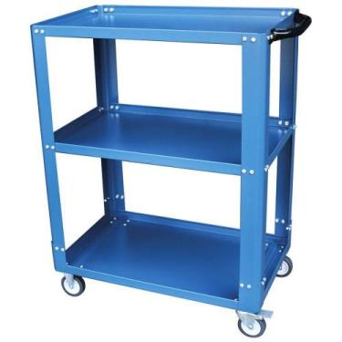 Imagem de Carrinho Aberto Desmontável Azul sem Gaveta - FERCAR