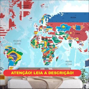 Imagem de Papel De Parede Mapa Mundi Paises - AloPapers