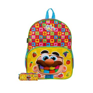 Imagem de Kit Escolar Mochila De Costas + Estojo José Comilão
