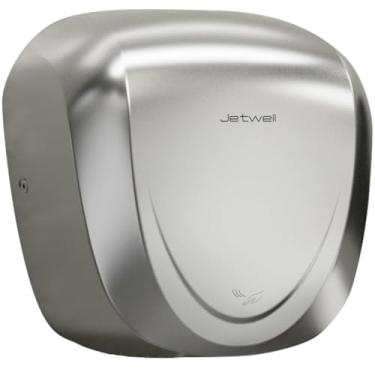 Imagem de JETWELL Secador de Mãos Comercial Aprovado Pela Ul para Banheiro, Secador de Mãos de Ar A Jato de Alta Velocidade com Filtro Hepa para Casa, Soprador de Mão de Vento Quente Automático de Aço Inoxidáve