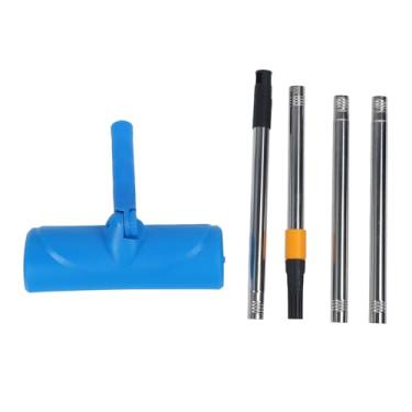 Imagem de Rolo de pintura de teto com tampa e Rollershield, 10 polegadas ABS de aço inoxidável ajustável reutilizável Anti Splashing Paint Roller Brush Kit para a garagem do jardim da porta