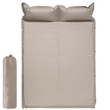 Imagem de JOYFOX Colchão Inflável De Casal Solteiro/Queen Camping Inflagem Automática Com Travesseiro Rest Bolsa Transporte 190 * 65 Cm / 190 * 130 Cm (190 * 130cm)