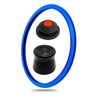 Imagem de Kit Borracha, Peso E Válvula Para Panela Pressão Rochedo Turbo Top 6 á