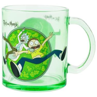 Imagem de Silver Buffalo Caneca de café de vidro Rick and Morty Acid Vat de 500 ml
