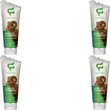 Imagem de Creme Hidratante Tradicional Fashion Sebo de Carneiro Bisnaga 200ml Ki