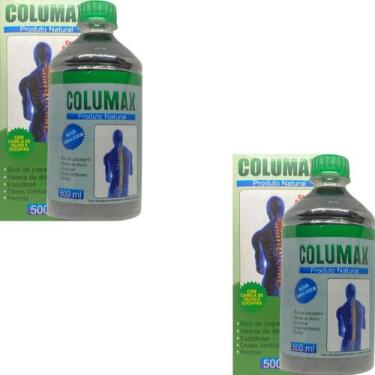 Imagem de Suplemento Alimentar Columax Natural Frasco 500ml Kit 2 Unidades, Envi
