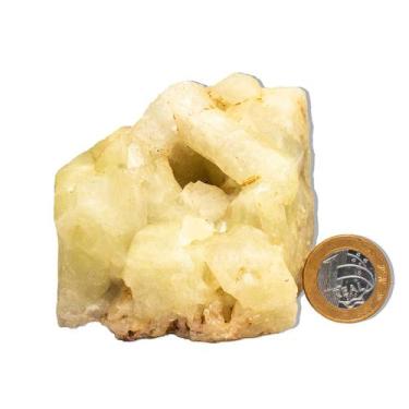Imagem de 01 Enxofre Bruto Pedra Natural 600 a 700g 8 a 12cm Tipo A - Cristaisde