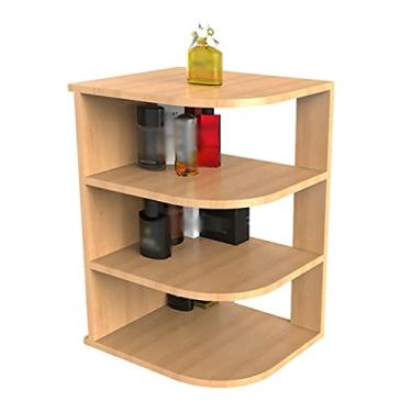 Imagem de Organizador de armazenamento de mesa, suporte de revistas, organizador de documentos, para decoração de casa, escritório, estante (cor: amarelo)