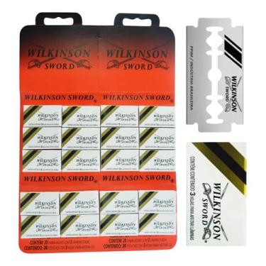 Imagem de Lâmina De Barbear Gilete Wilkinson Cartela C/60 Un Original