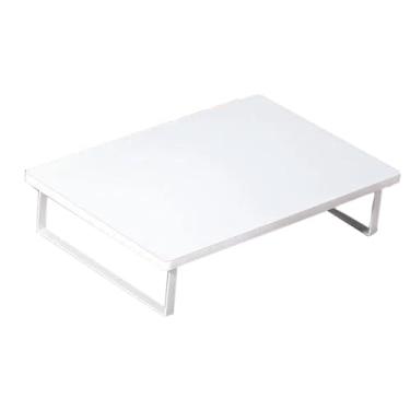 Imagem de Ioensy Fogões de capa de capa superior proteger o abrete organizador da prateleira versátil elétrica de cerâmica de cerâmica para armário de cozinha armário, Branco 30x40x14cm