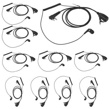 Imagem de Pdflie Fone de ouvido intra-auricular único M1 com microfone PTT para Motorola Mag One BPR40 CLS1110 CLS1410 CP185 CP200 CP200D DLR1020 DLR1060 DTR650 DTR700 RDM2070D RDUDU. 4100 Rádios (pacote com