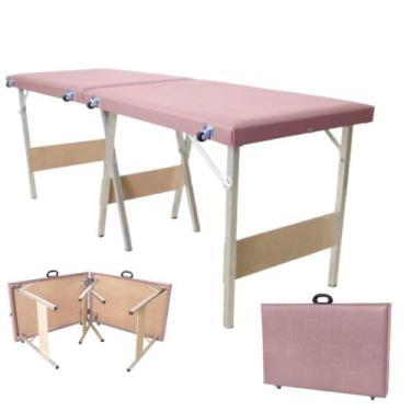 Imagem de Maca Dobrável Portátil Maleta Premium 240KG Massagem/Estética/Depilaçã