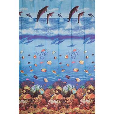 Imagem de CORTINA BOX PVC 1.98X1.80M FUNDO MAR AZUL 821577