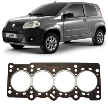 Imagem de Junta Cabeçote Motor Uno 1.0 1.3 1.4 8v 2000 a 2018 Fibra Sabó - Sabo