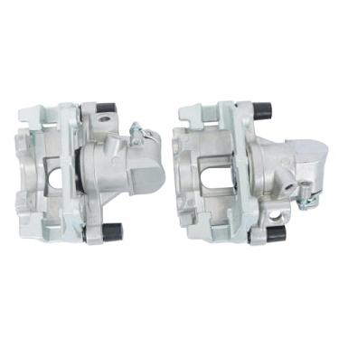 Imagem de GXYWADY 2 peças de pinça de freio a disco traseira esquerda e direita com suporte de substituição para modelo 3 C30 C70 S40 V50 2004-2011
