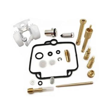 Imagem de Kit de reparo de carburador Parafuso de ar de junta assento de agulha flutuante com boia de carburador para Suzuki GS500E 1989-2000 GS 500 GS500 E (1 peça)