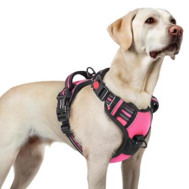 Imagem de Arnês para cães rabbitgoo atualizado sem tração para cães grandes, Ros